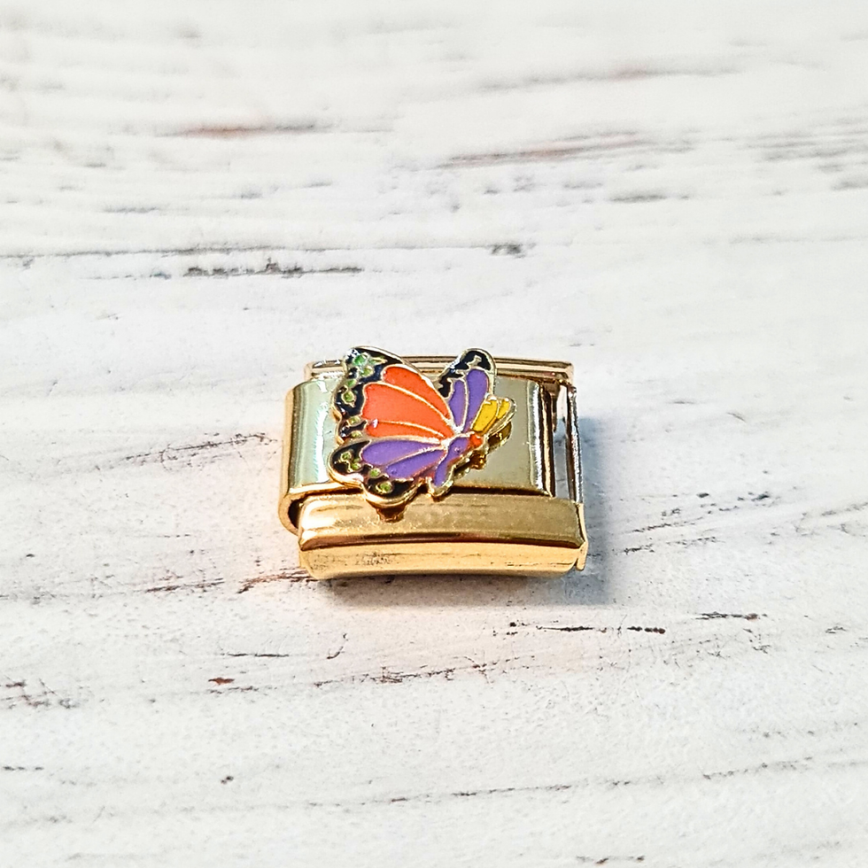 Miniatura: Dije Mariposa Naranja