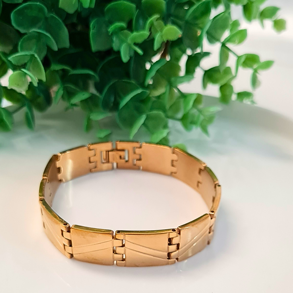 Miniatura: Pulsera Luis Dorada