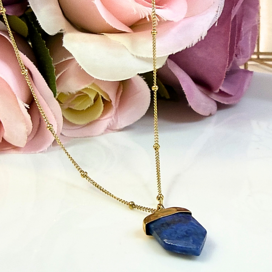 Collar Cuarzo Azul