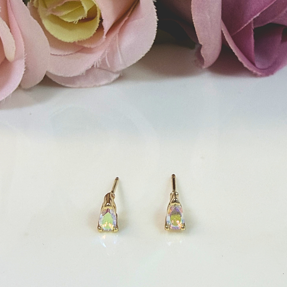 Miniatura: Arete Gota Tornasol