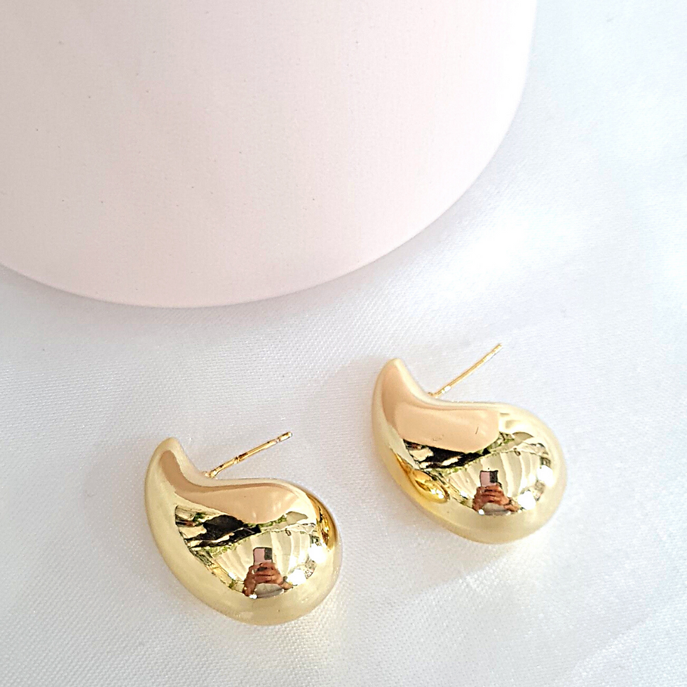 Miniatura: Arete Gota Dorada Gd