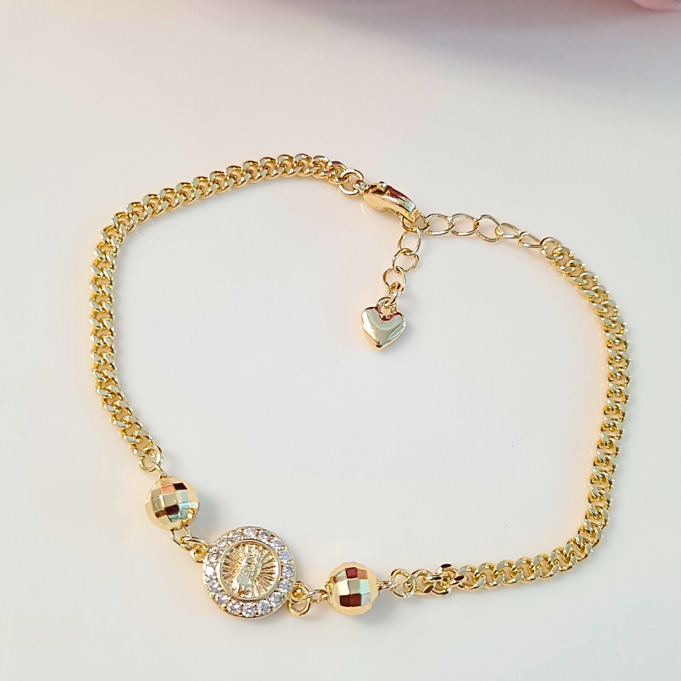 Miniatura: Pulsera Virgen de Guadalupe
