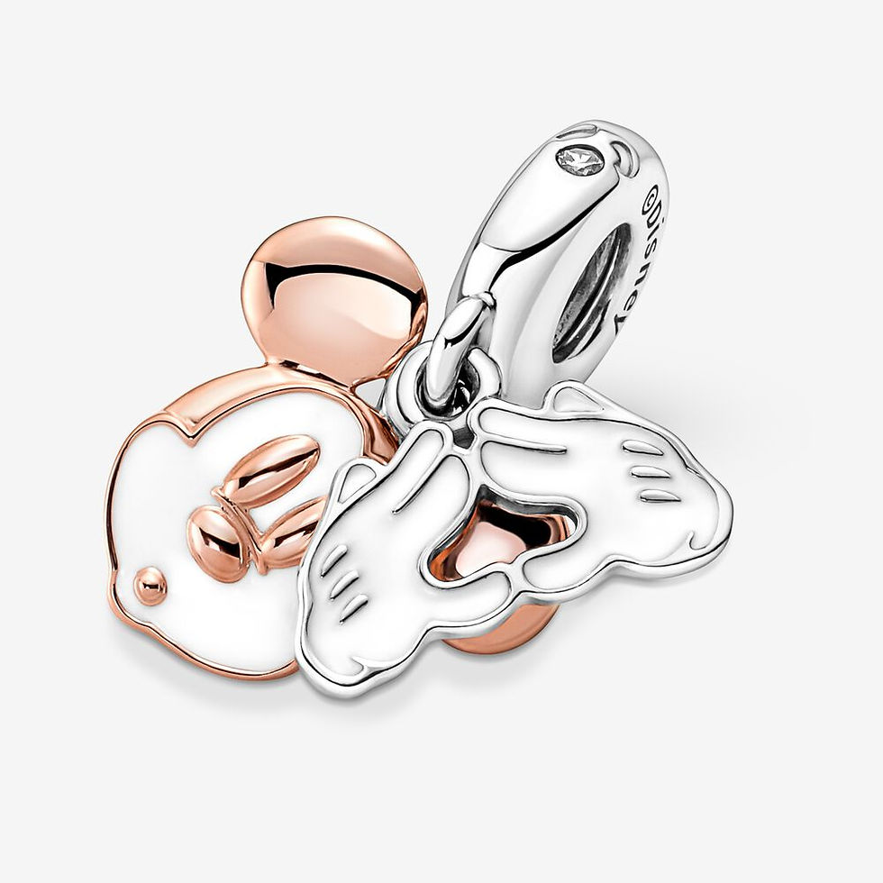 Miniatura: Mickey Mouse Double Dangle Charm