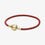 Miniatura: Pandora Moments Red Woven Leather Bracelet