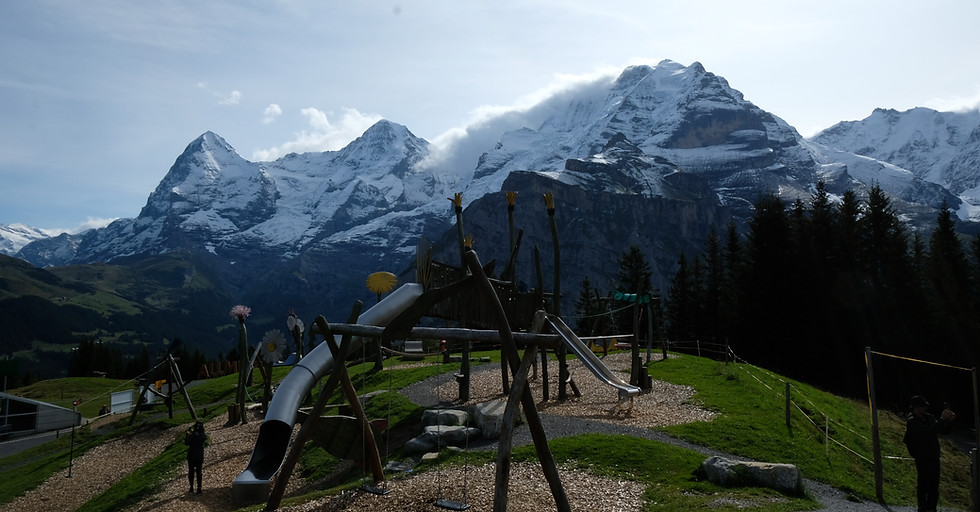 Playground near Allmendhubel, Switzerland