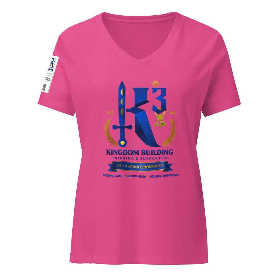 Thumbnail: Women’s relaxed v-neck t-shirt