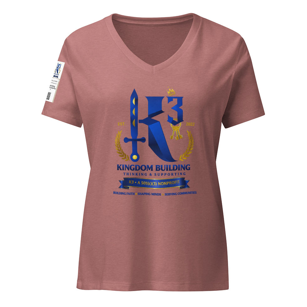 Thumbnail: Women’s relaxed v-neck t-shirt