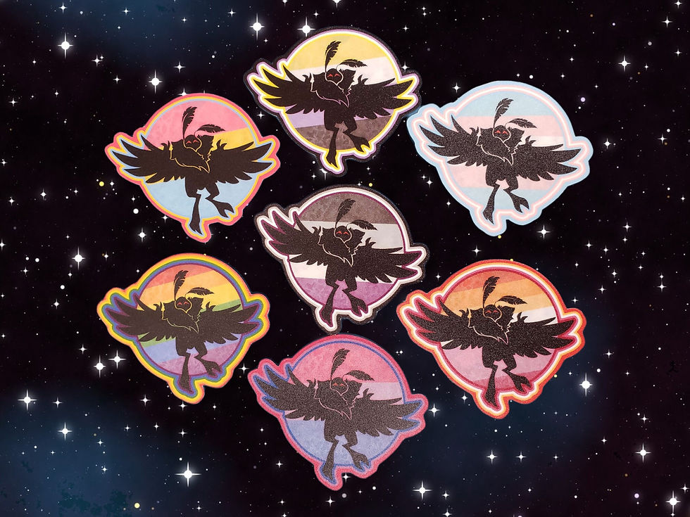 Mothman Stickers