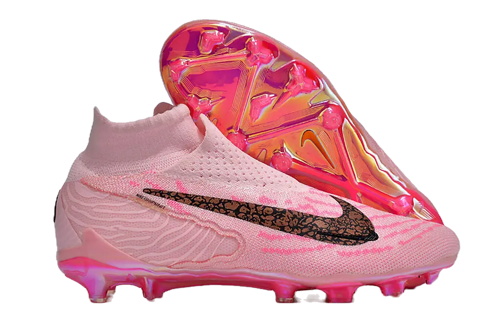 Nike Phantom GX Elite FG Firm Ground Soccer Cleats - Pink/Black/Gold