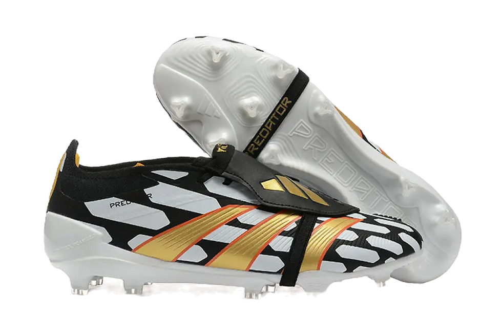 Adidas Predator Elite Foldover Tongue FG Firm Ground Soccer Cleats - Black/White