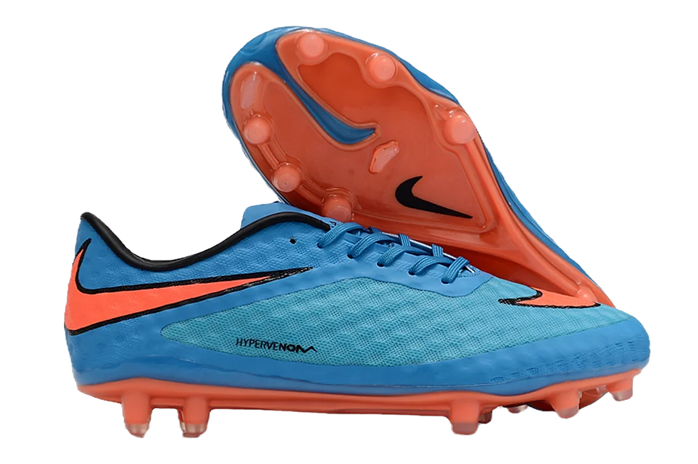 Nike Hypervenom Phantom FG Firm Ground Soccer Cleats - Blue/Orange