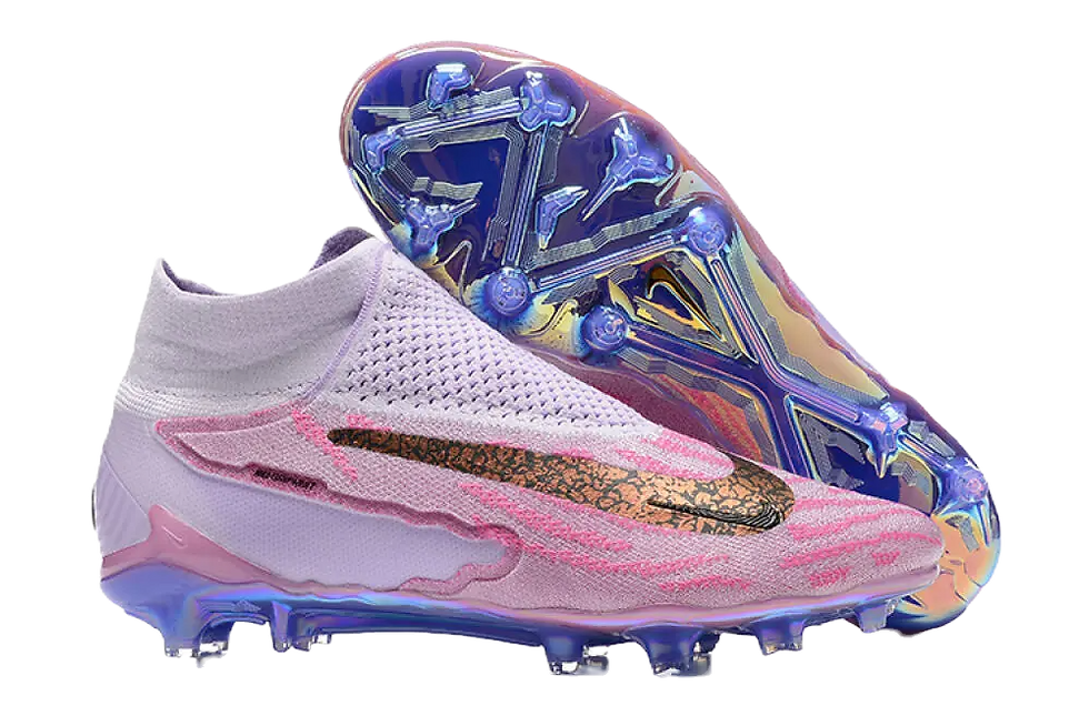 Nike Phantom GX Elite DF FG Firm Ground Soccer Cleats - Pink/Purple