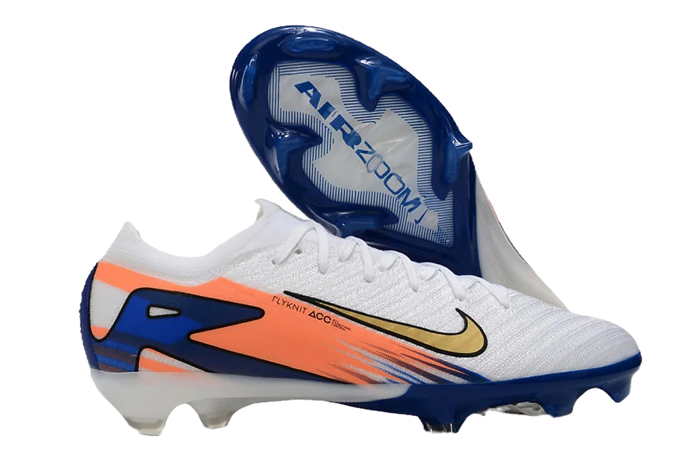 Nike Air Zoom Mercurial Vapor 16 Elite FG Firm Ground Soccer Cleats - White/Yell