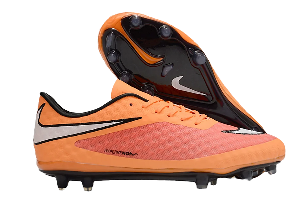 Nike Hypervenom Phantom FG Firm Ground Soccer Cleats - Orange/White
