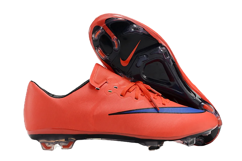 Nike Mercurial Vapor 10 FG Firm Ground Soccer Cleats - Red/Blue/Black