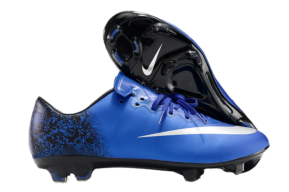 Nike Mercurial Vapor 10 FG Firm Ground Soccer Cleats - Blue/White/Black