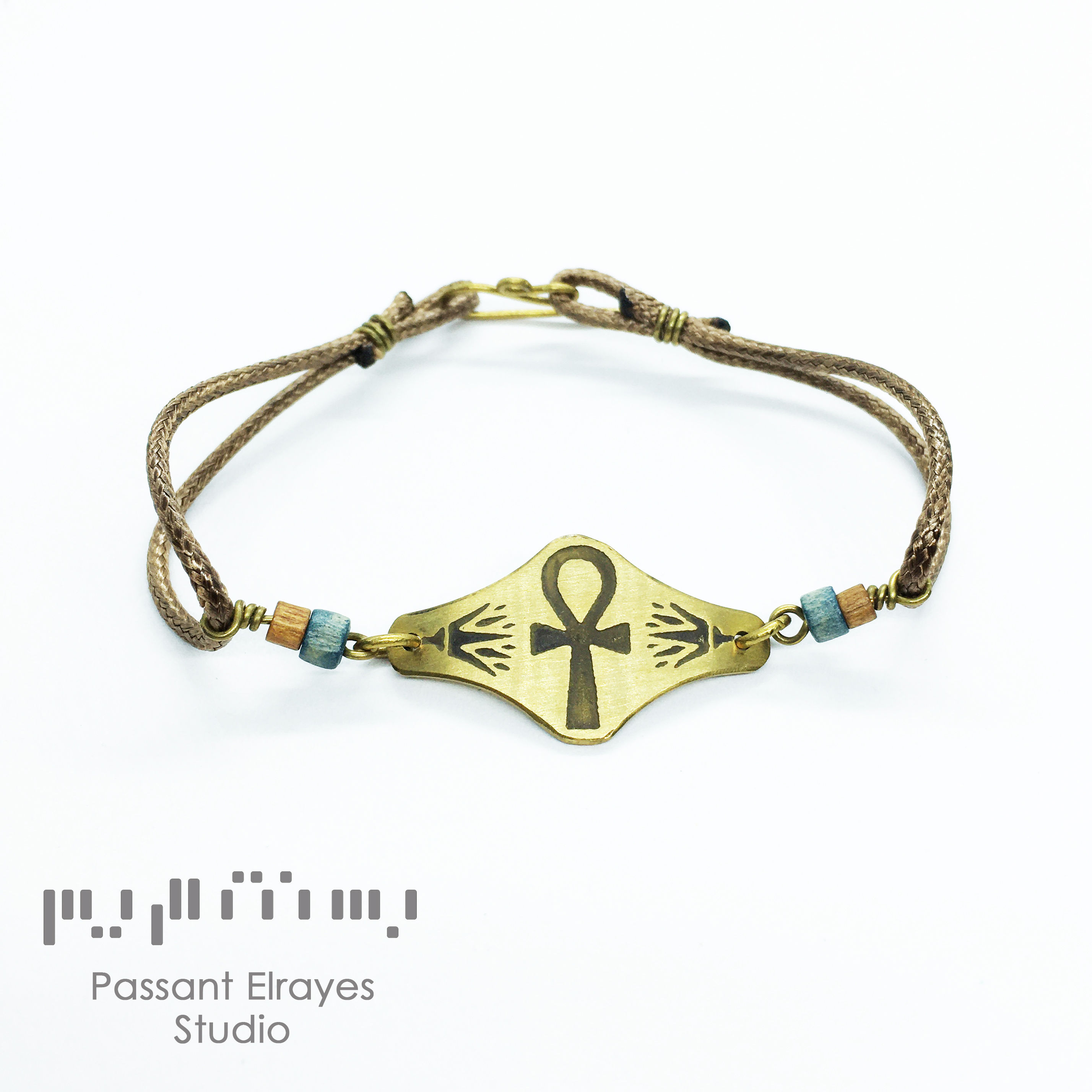 Ankh & Lotus Bracelet
