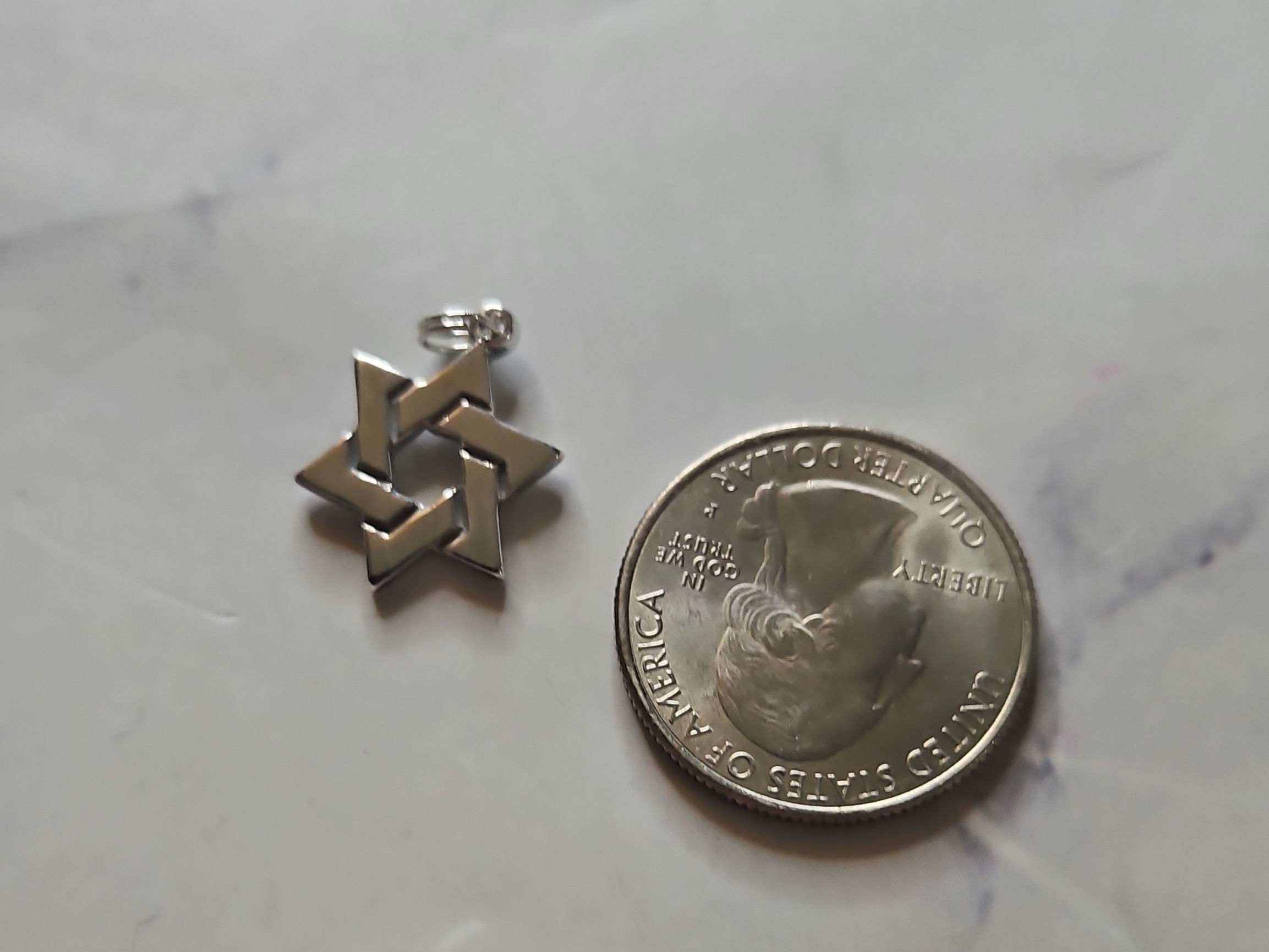 925 Charm: Magen Star