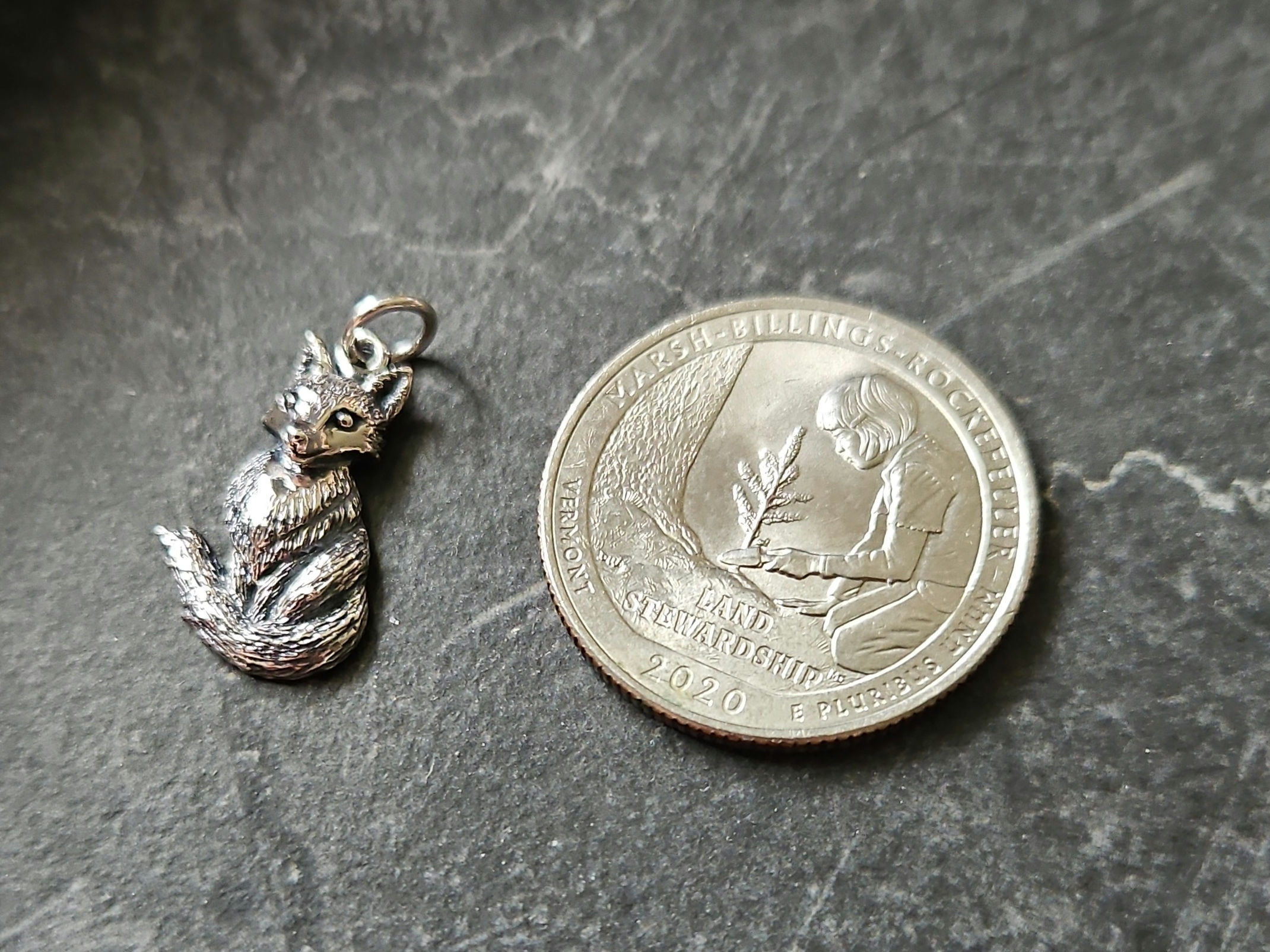 925 Charm: Fox