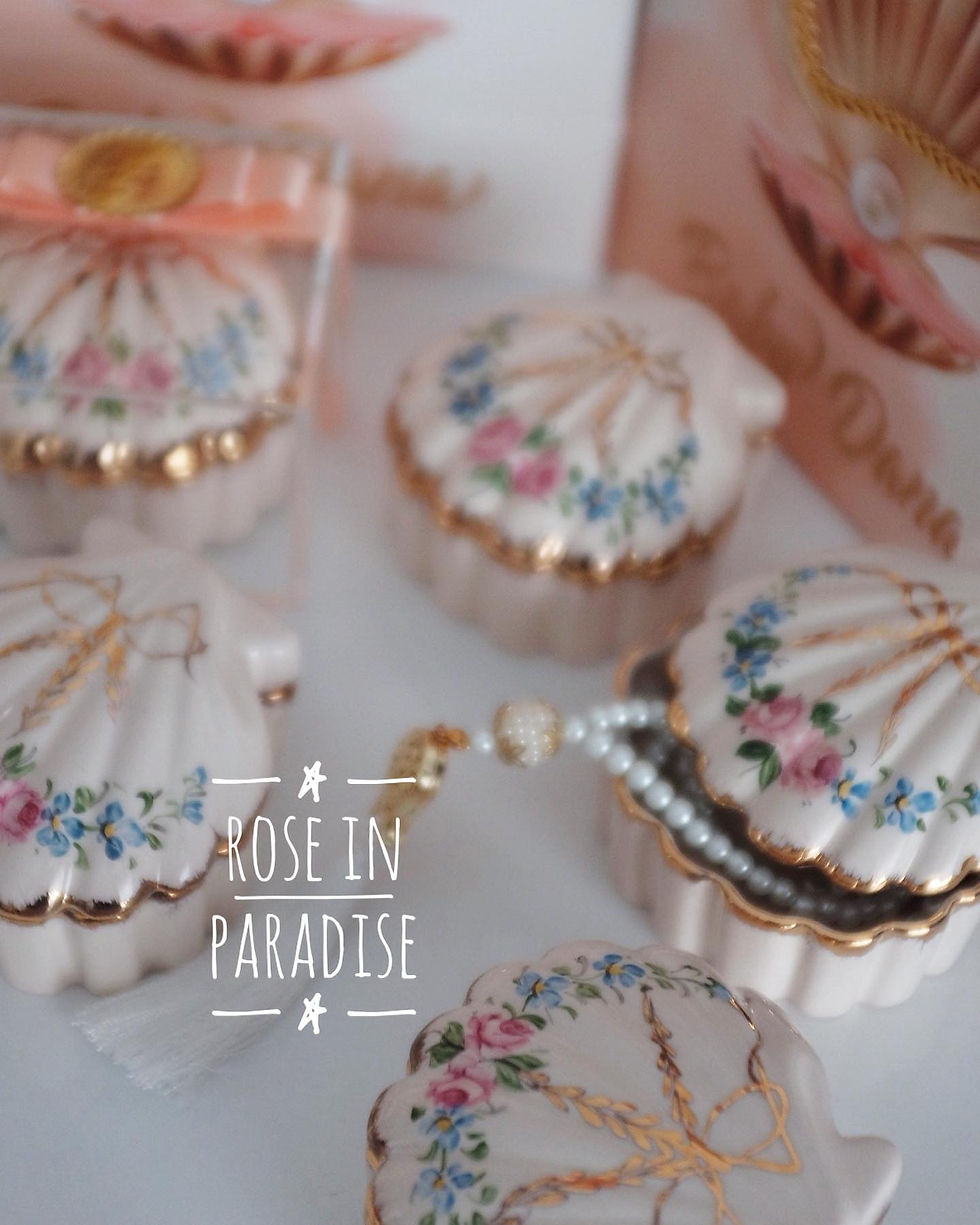 40 Pieces Hand-Painted Porcelain Boxes