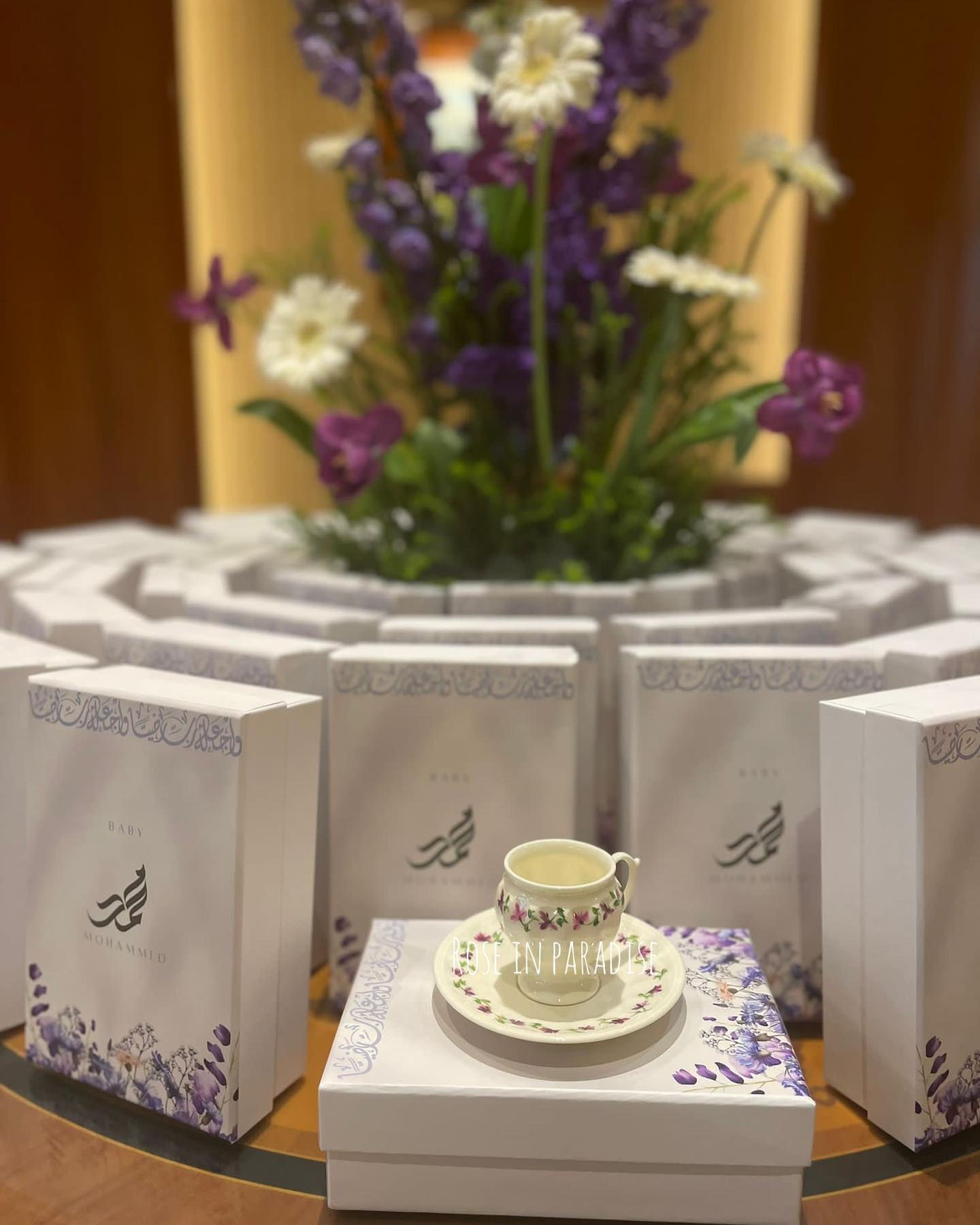 2 Pieces Hand-Painted Turkish Coffee Cups