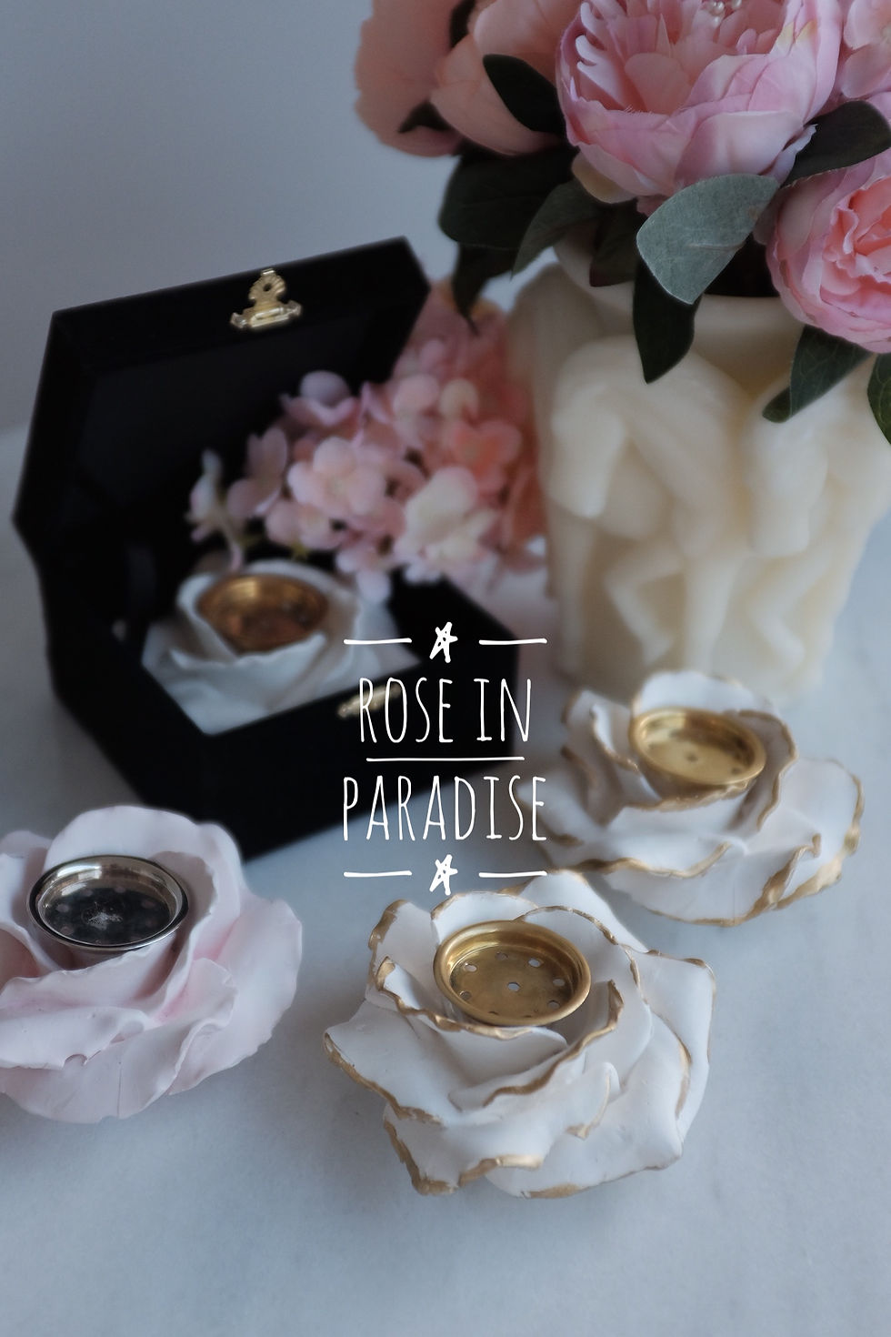 40 Pieces Incense Burner with Velvet Box