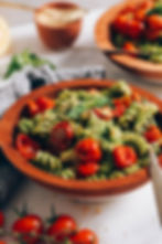 Tomato Basil Pesto Pasta