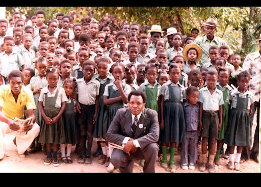 Jean B.D. Celestin with Students.jpg