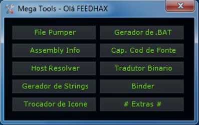 Ola Tor Aki Trazendo Para Voces Um MegaTools v0.2 Nele Tem Gerador De Bat Tudo Funcionando Tem Host