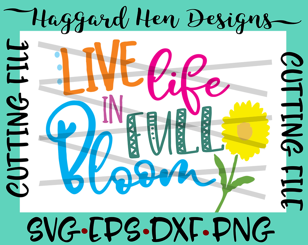 Live Life Full Bloom