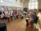 Join us for 'The Dumming Circle' an accessible session aimed at children at young people with ALN.
