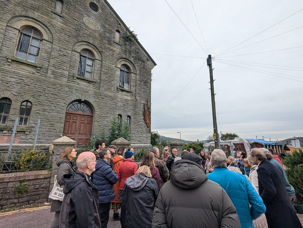A guided tour through the streets of Treforest with local historical enthusiast Wil Morus Jones.