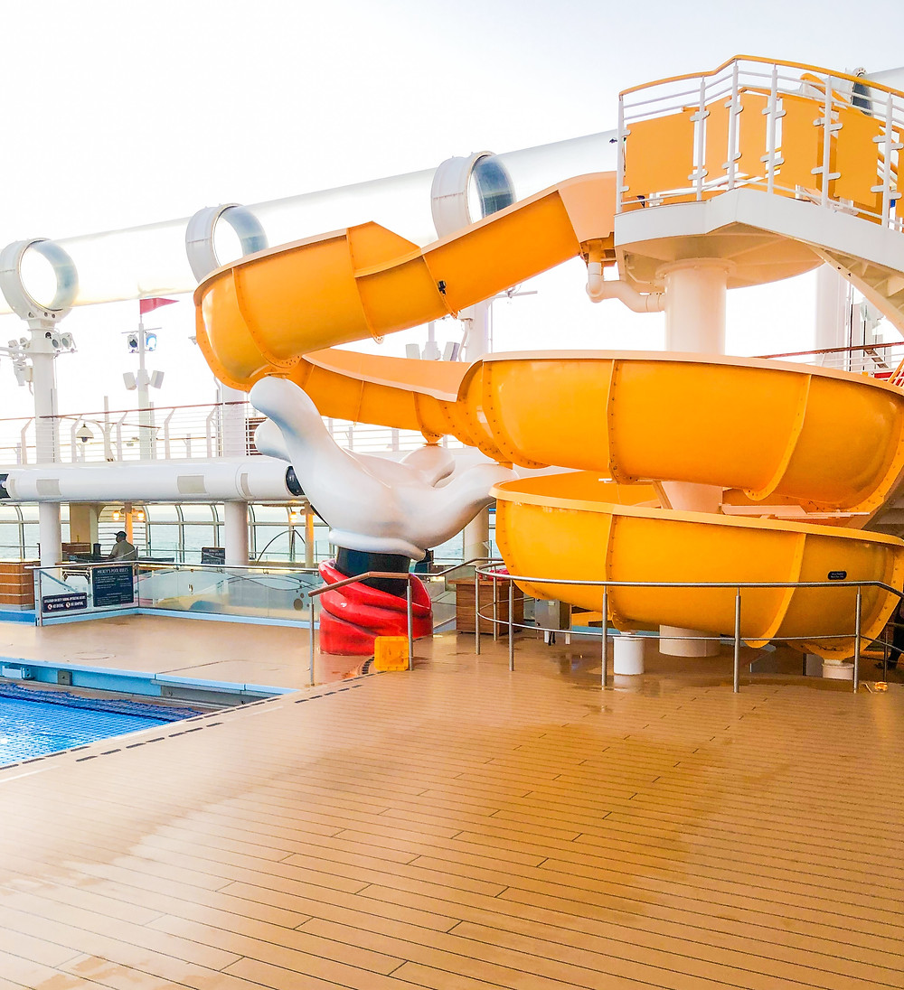 waterslides on a cruise