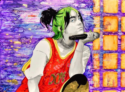 street and pop artist painting