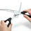 Thumbnail: Green Bell Japan Utility Curved Blade Kitchen Scissors SJ K110
