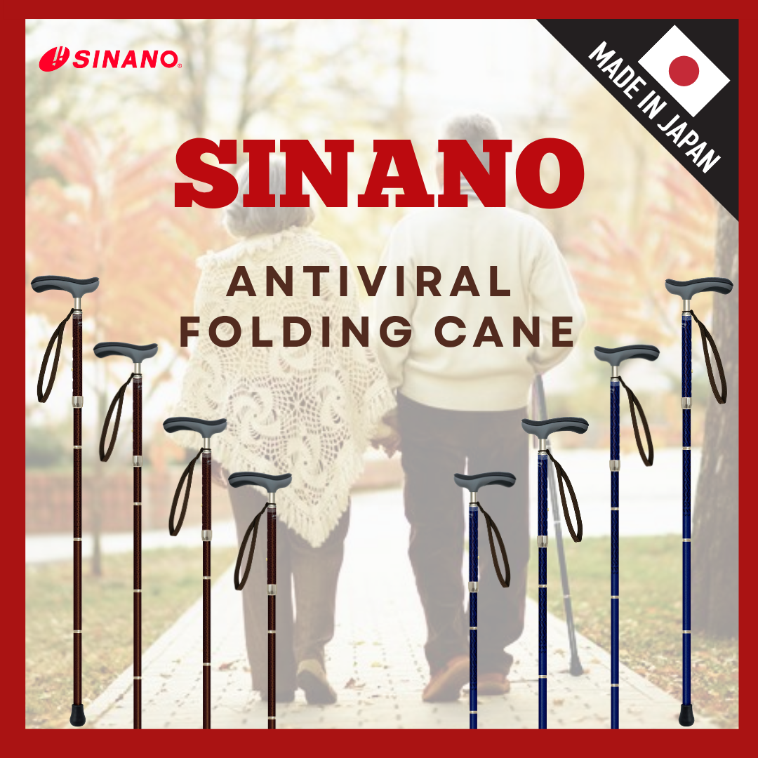 Sinano Japan Antibacterial Folding Cane