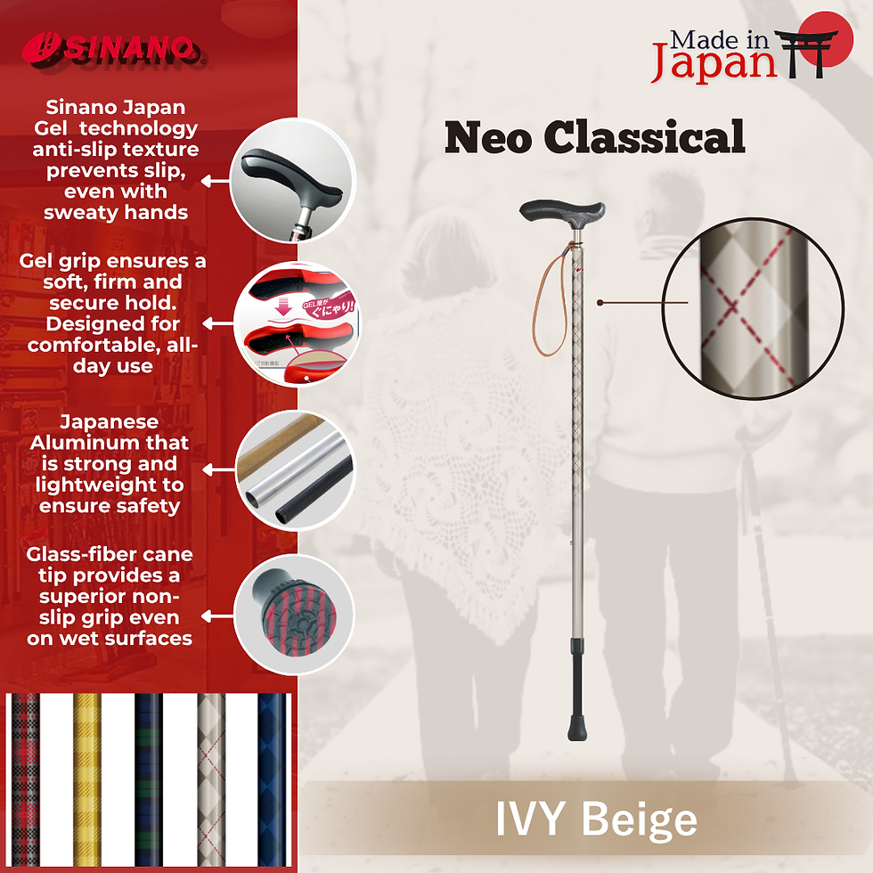 Thumbnail: Sinano Japan Neo Classical Walking Cane