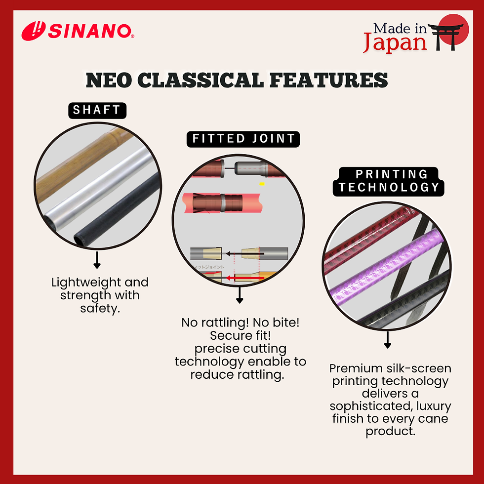 Thumbnail: Sinano Japan Neo Classical Walking Cane