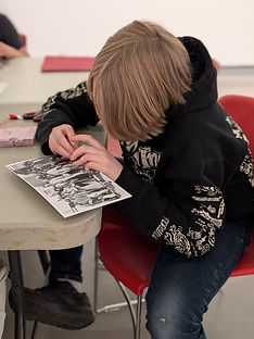 kid sewing