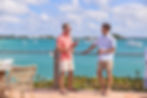 two men next to the ocean