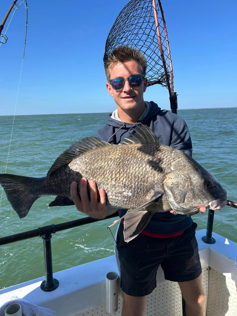 Angler showing off his fish