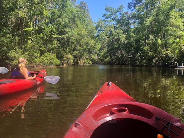 Kayaking in Palmetto Dunes Lagoon