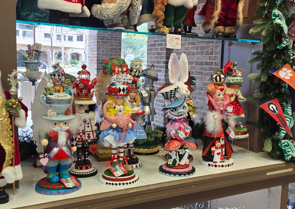 Santa figurines