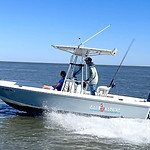 gale warning fishing boat out on the water