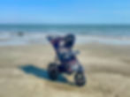 Single jogging stroller