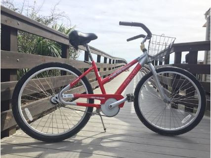 bike on palmetto dunes beach trail