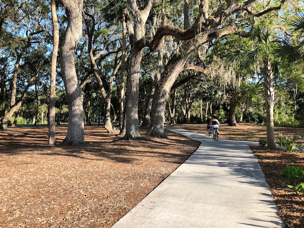Bikers on Hilton Head Island Bike Path