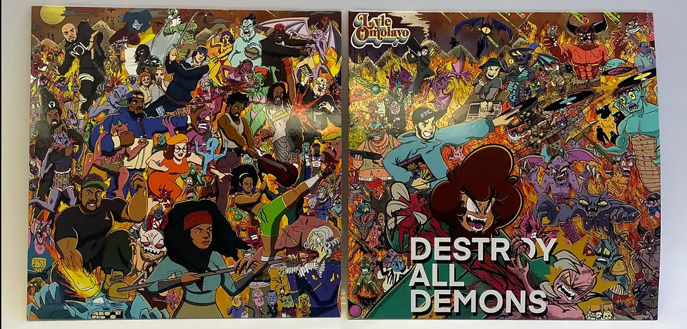 Destroy All Demons Vinyl 12 inch record Lyle Omolayo Late4Dinner