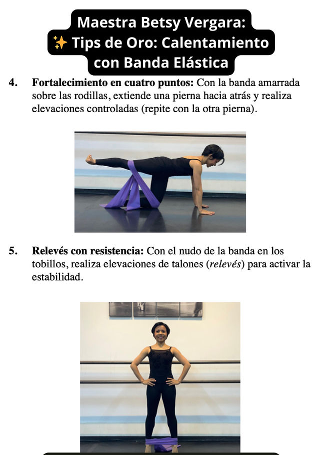 Los secretos de preparación física que todo bailarín debe conocer: los tips de la Maestra Betsy Vergara.