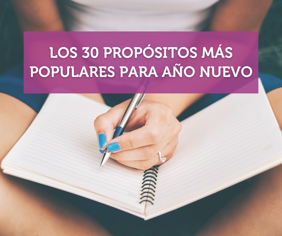 Los 30 propósitos más populares para año nuevo
